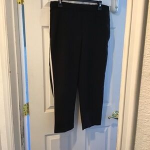 Old Navy Navy Blue Trousers with White Stripe